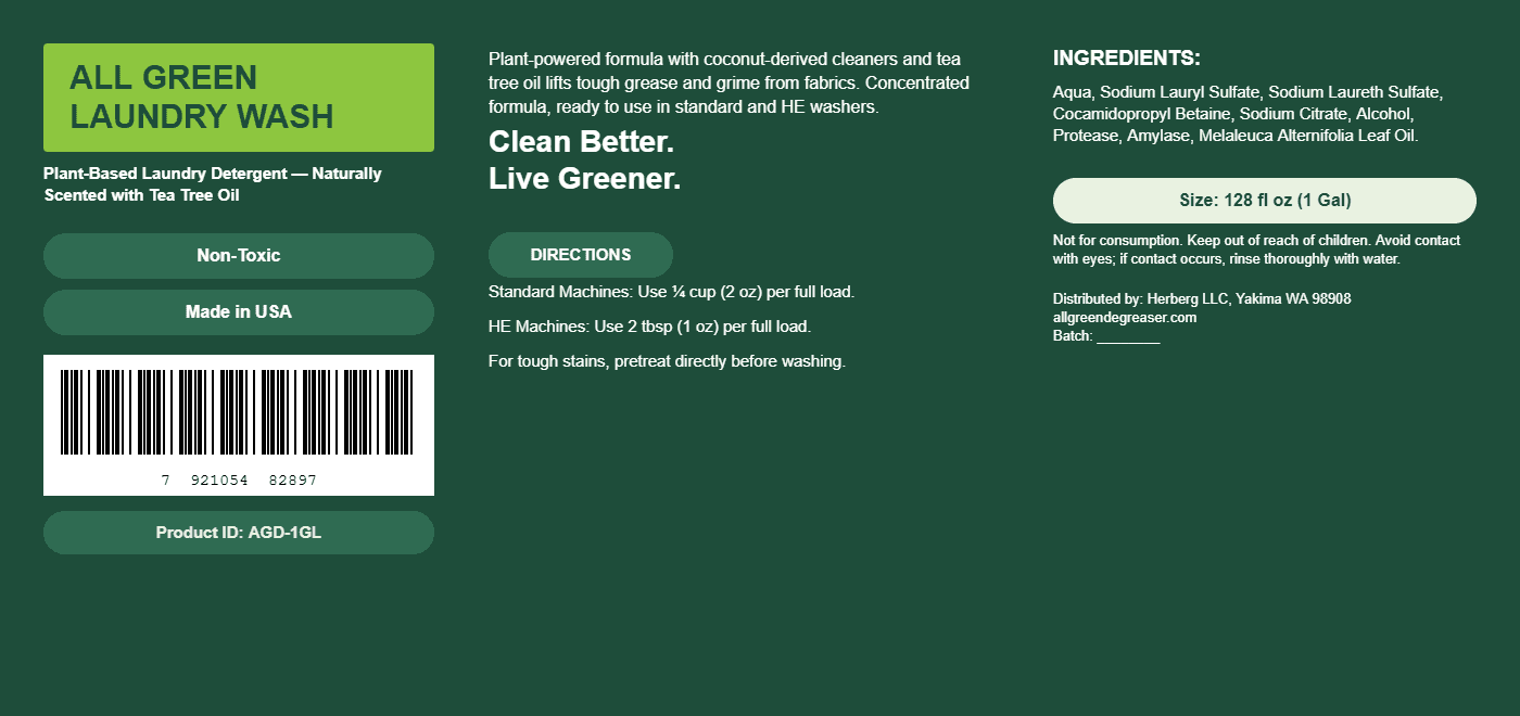 All Green Laundry Wash