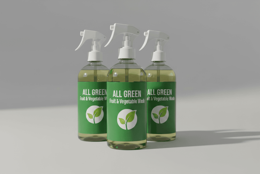 All Green Fruit & Vegetable Wash 3-pack of 12 oz spray bottles